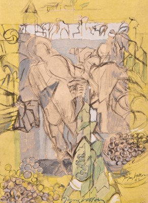 Lot 234 - Gaston Émile Duchamp aka Jacques Villon (French,1875-1963) Les Vendanges