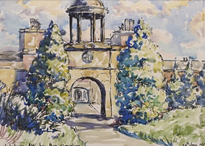 Lot 252 - John Tuson (British contemporary), The Clock Tower Attingham Hall Shrewsbury