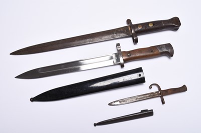 Lot 271 - Austrian M1895 bayonet and Lee-Metford M1888 bayonet