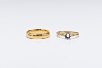 Lot 166 - Two gold rings