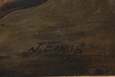 Lot 13 - John Emms (1843-1912) Study of a bloodhound at rest