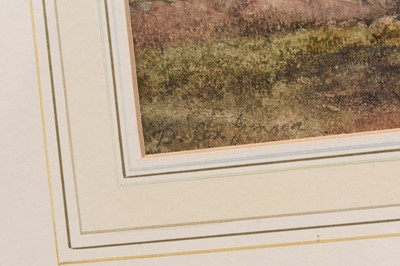 Lot 26 - David Cox the Younger (1809-1885) Landscape with Conwy Castle