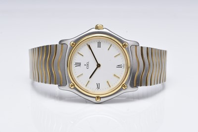 Lot 347 - Ebel: A mid-size Sportwave bi-metal bracelet watch