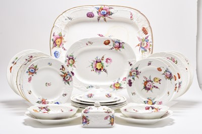Lot 52 - Assembled collection of English bone china including Coalport and Derby, 19th century