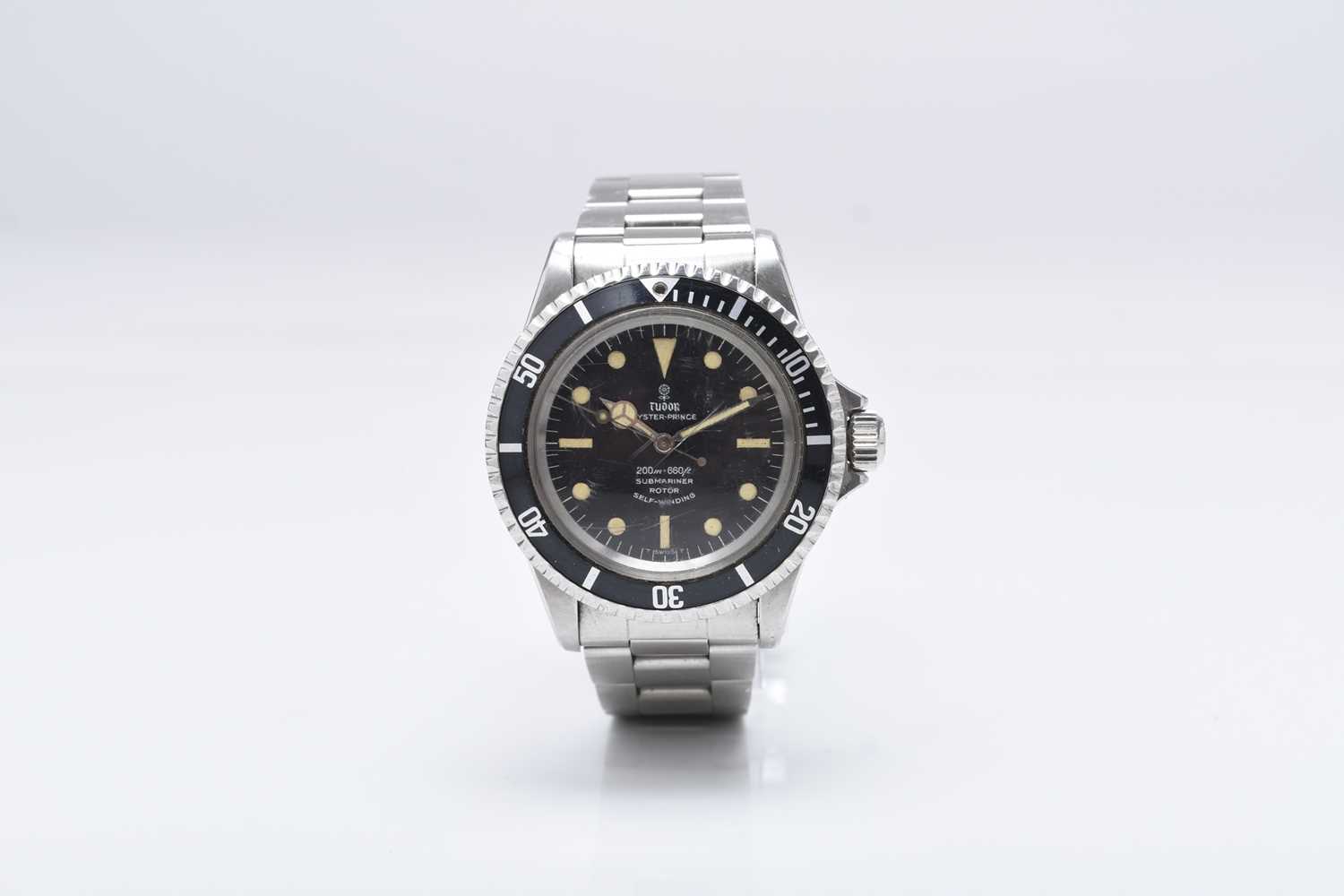 Lot 351 - Tudor: A gentleman's stainless steel Oyster Prince Submariner bracelet watch