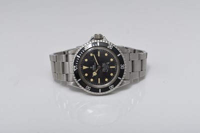 Lot 351 - Tudor: A gentleman's stainless steel Oyster Prince Submariner bracelet watch