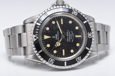 Lot 351 - Tudor: A gentleman's stainless steel Oyster Prince Submariner bracelet watch