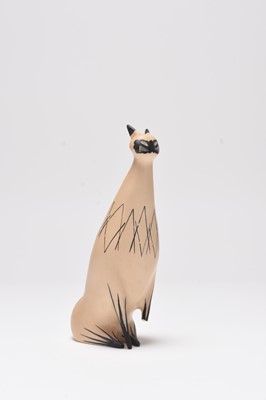 Lot 112 - Scarce Beswick model of a cat by Colin Melbourne, circa 1956-62