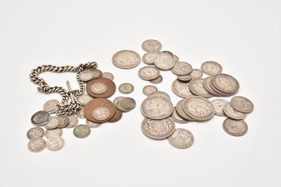 Lot 158 - A small collection of silver coinage
