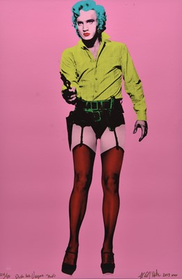 Lot 209 - Henry Hate (American, b.1968) Diva Las Vegas, light pink background