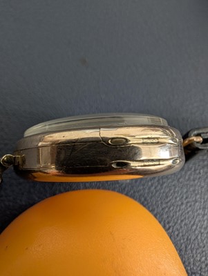 Lot 42 - Rolex: A lady's 9ct gold wristwatch