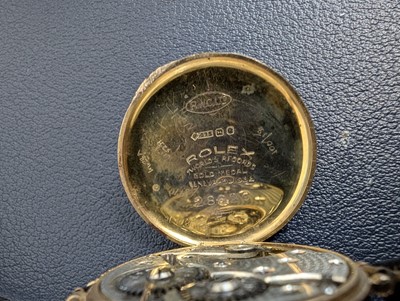 Lot 42 - Rolex: A lady's 9ct gold wristwatch