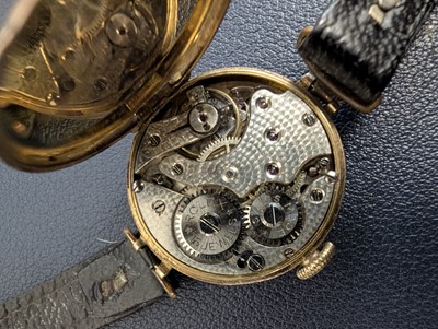Lot 42 - Rolex: A lady's 9ct gold wristwatch