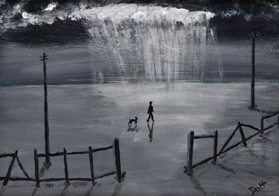 Lot 112 - Vincent Dott (British Northern School) Last Walk of The Day