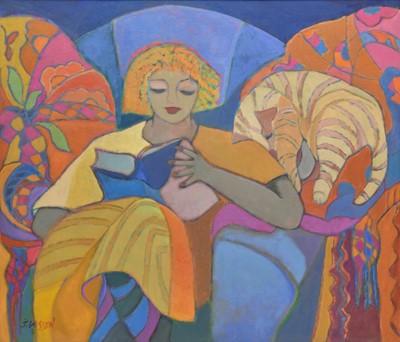 Lot 163 - Jeanette Lassen (1924-2008) Home but not Alone