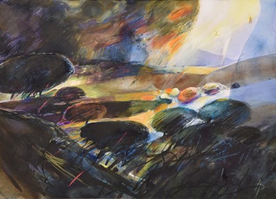 Lot 132 - Heather Davies (British contemporary)The Old Smoke House and Sun Spot (2)