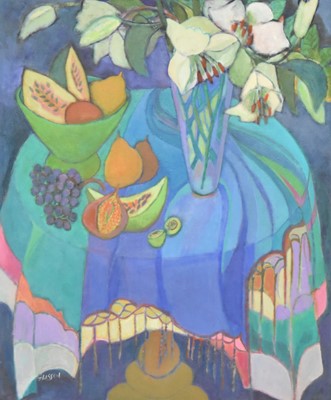 Lot 189 - Jeanette Lassen (1924-2008) Flowers and Fruit