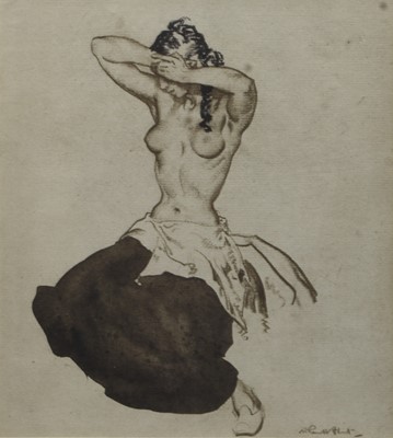 Lot 340 - Sir William Russel Flint, RA (Scottish, 1880-1969) Phillida, with another print (2)