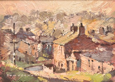 Lot 114 - Tom Oldham (1928-2019) Evening Glow, Winton