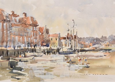 Lot 144 - Tom Oldham (1928-2019) Blakeney Quay, Norfolk