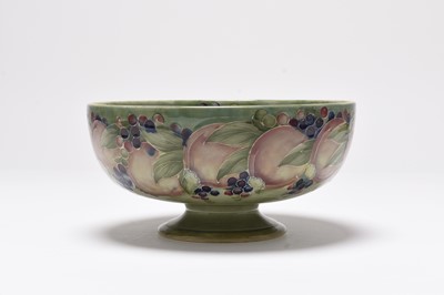 Lot 96 - William Moorcroft 'Pomegranate' fruit bowl retailed by Liberty & Co
