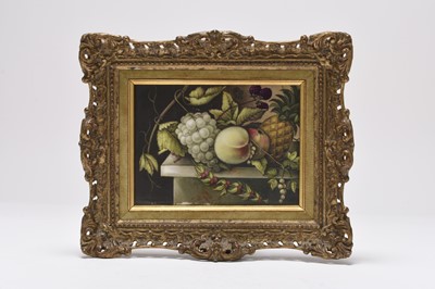 Lot 55 - An English porcelain plaque attributed to Derby, circa 1810-20