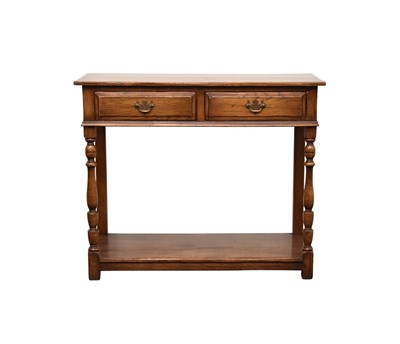 Lot 23 - A Titchmarsh and Goodwin oak side table