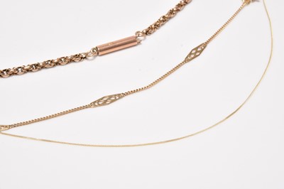 Lot 121 - Three chains
