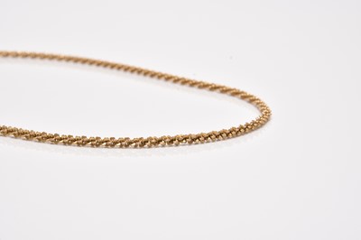 Lot 98 - A 9ct gold decorative link necklace