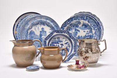 Lot 180 - A group of 19th century British pottery