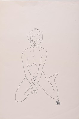 Lot 67 - Hopson Royston (British, 1927-2003) A portfolio of life model sketches by the artist (qtty)