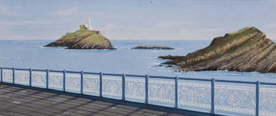 Lot 294 - Ken Field (Contemporary) Four watercolours of Swansea