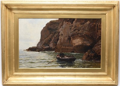 Lot 7 - Richard Wane (1852-1904) North Wales coastal scene