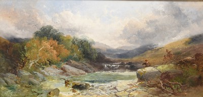 Lot 41 - Joseph Horlor (1809-1887) Fishing in Exmoor