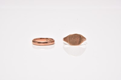Lot 169 - Two rings