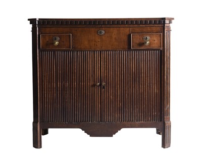 Lot 105 - An unusual George III mahogany metamorphic wash stand