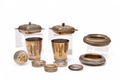 Lot 154 - A group of Middle Eastern and Islamic metalwares