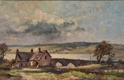 Lot 86 - Kenneth Denton (b.1932) The Cottage by the Lake, Bala, North Wales
