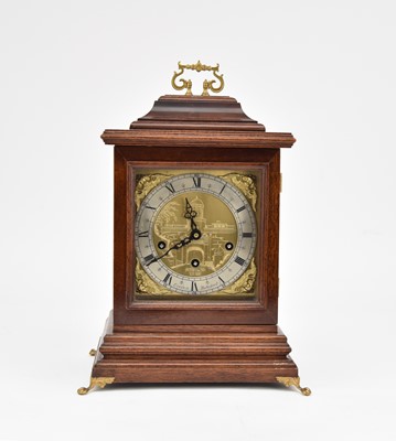 Lot 108 - George Eccles of Bideford: A limited edition mahogany bracket clock, 1979