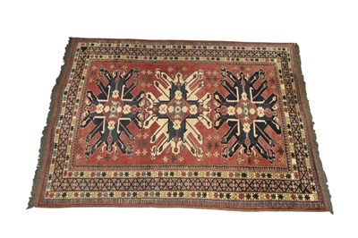 Lot 130 - A Kasak rug, mid 20th century