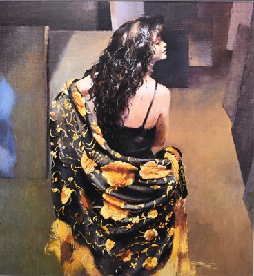 Lot 135 - Robert Lenkiewicz (1941-2002) Karen with Bronze Shawl, Karen Ciambriello