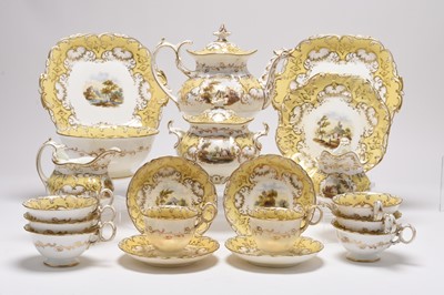 Lot 60 - Coalport 'Adelaide' shape part tea and coffee service, circa 1830