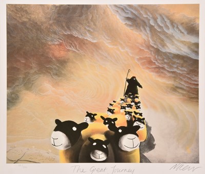 Lot 193 - Mackenzie Thorpe (b.1956) The Great Journey