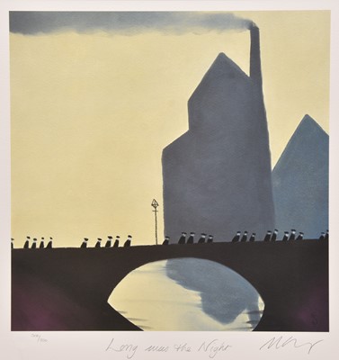 Lot 218 - Mackenzie Thorpe (b.1956) Long was the Night