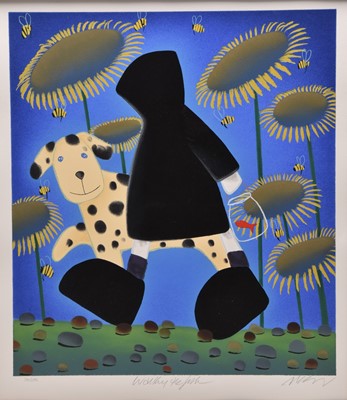 Lot 5 - Mackenzie Thorpe (b.1956) Walking the Fish