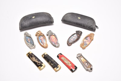 Lot 245 - Sixteen Franklin Mint Collector's knives including Crane of Longevity and Peacock of the Sun