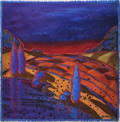 Lot 53 - Barbara Brody (b.1941) Blazing Sunset