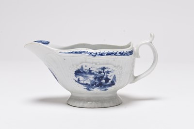 Lot 2 - Worcester, Lowestoft and Philip Christian (Liverpool) porcelain, 18th century