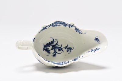 Lot 2 - Worcester, Lowestoft and Philip Christian (Liverpool) porcelain, 18th century