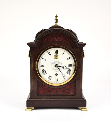 Lot 20 - Elliott Clock Co. for Garrard: A limited edition mahogany bracket clock